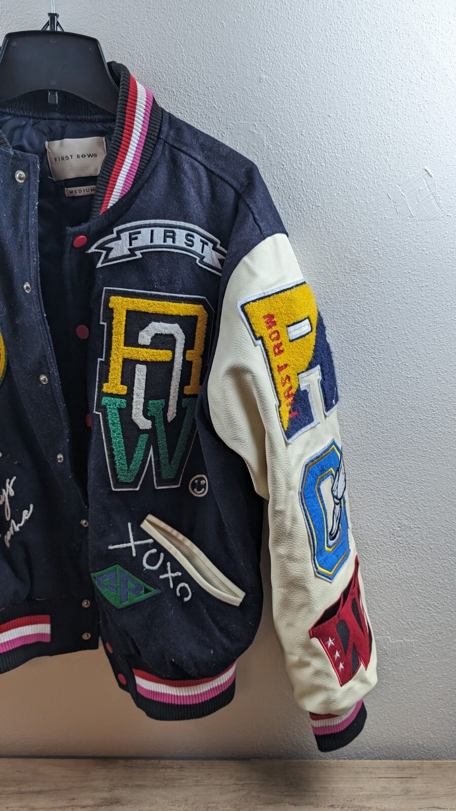 First Row Varsity All Over Jacket Keep Life Simpl… - image 5