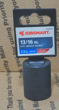 JOBSMART  1/2"-Dr SAE  Shallow 13/16" 6pt Impact Socket NEW  BX114 FREE SHIPPING