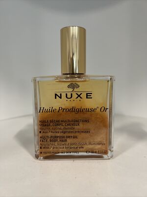 NUXE Shimmering Dry Oil Huile Prodigieuse MULTI-PURPOSE DRY OIL 3.3 oz 100 ml