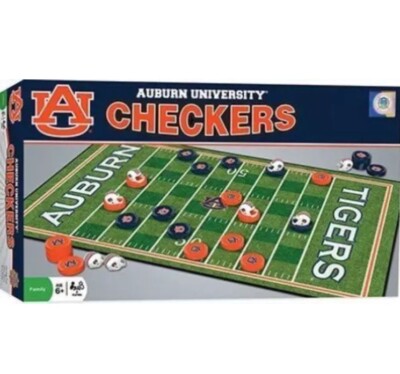 New Auburn University Checkers Game Master Pieces B18