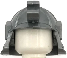 Lego New Flat Silver Minifigure Headgear Helmet Ninja Samurai Piece