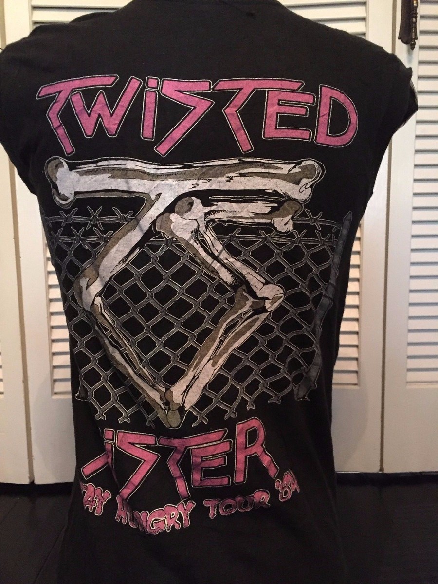 Vintage Twisted Sister 1984 Stay Hungry Tour Shirt Size Medium Large
