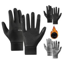 Thermal Full Finger Gloves Winter Windproof Non-Slip Touch Screen Cycling Gloves