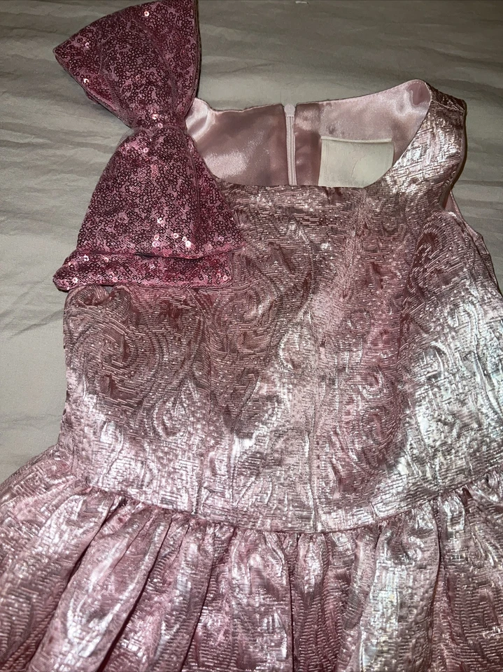 Vestido La Piccola Danza Niñas Talla 5 Años EE. UU. Rosa Brillante Sin Mangas Foto 4 de 4