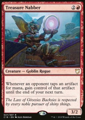 Magic the Gathering MTG Treasure Nabber (27) Commander 2018   LP