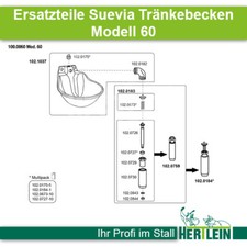 Ersatzteile SUEVIA Tränkebecken Modell 60