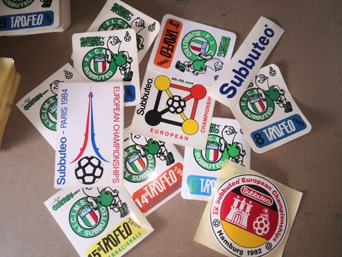 Subbuteo Stickers Adhesive Adesivi Originali Memorabilia from 1976 - Foto 2 di 27