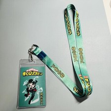 My Hero Academia Midoriya Anime Character Lanyard With ID Badge Holder