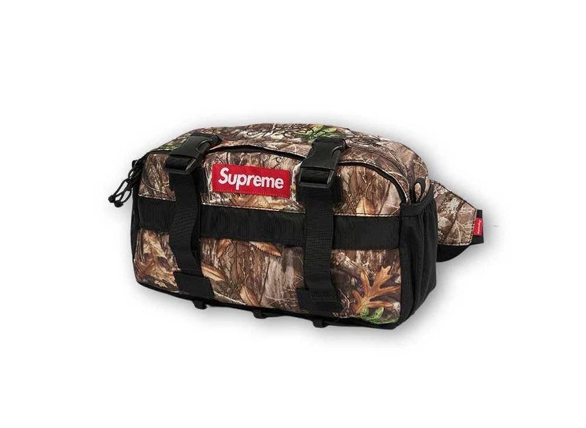 Sac taille Supreme 19FW véritable arbre camouflage