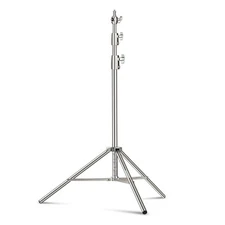NEEWER 7.2ft Steel Light Stand w/Adapter, Heavy Duty for Strobes/Softboxes