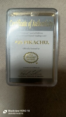 Gold Plated 1999 Pokemon PIKACHU Trading Gold Bar | eBay Gold Plated 1999 Pokemon PIKACHU Trading Gold Bar | eBay