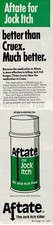 1977 Vintage Print Ad Aftate for Jock Itch Killer better than Cruex Much better