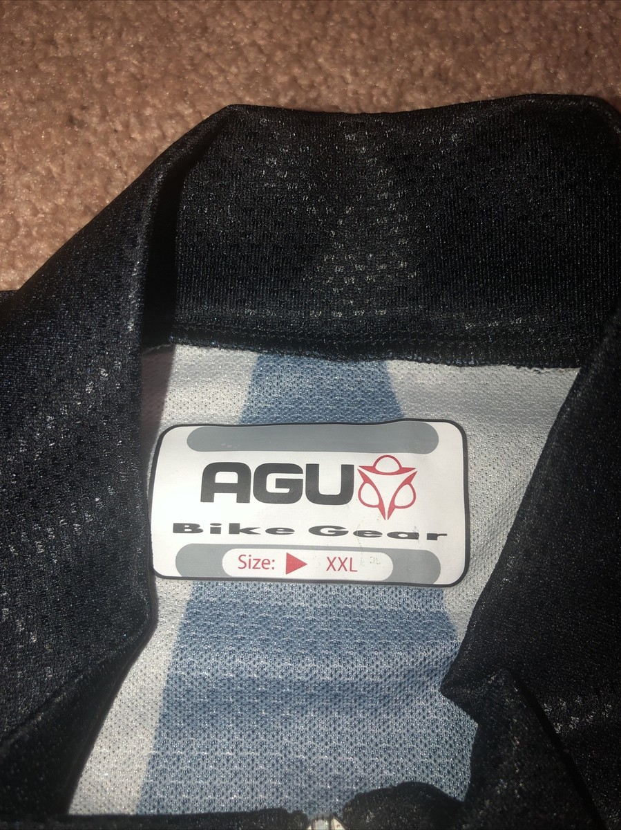 AGU Bike Gear 1/4 Zipper Cycling Jersey Men's Size XXL Short