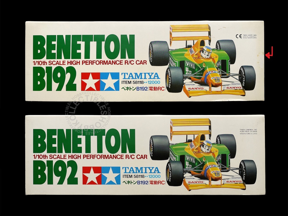 タミヤ ラジコン1/10RC F102 ベネトンB192 送料無料 1/10 ベネトン B192 フォーミュラカー ラジコン ボディ