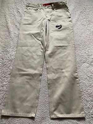 Gloria Vanderbilt Women Mid-Rise Straight Jeans Beige Size 12 (34 x 31)