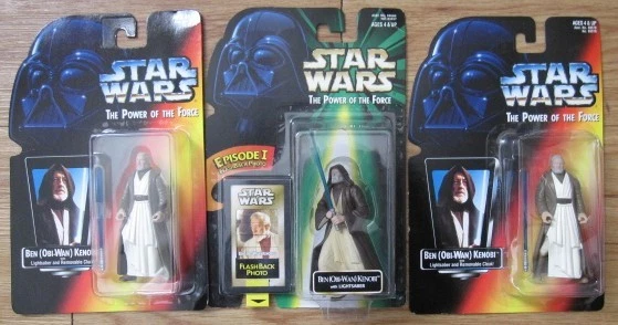 Star Wars Ben Obi-Wan Kenobi 1995 lote Sir Alec Guinness de colección Foto 2 de 3