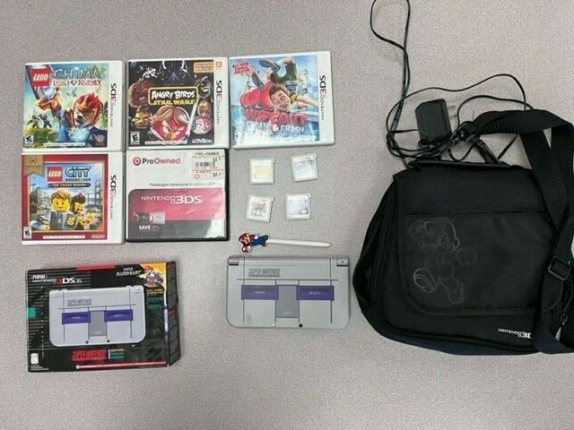 nintendo 3ds xl - super nes edition with full game download of nintendo 3ds xl - super nes edition with full game download of