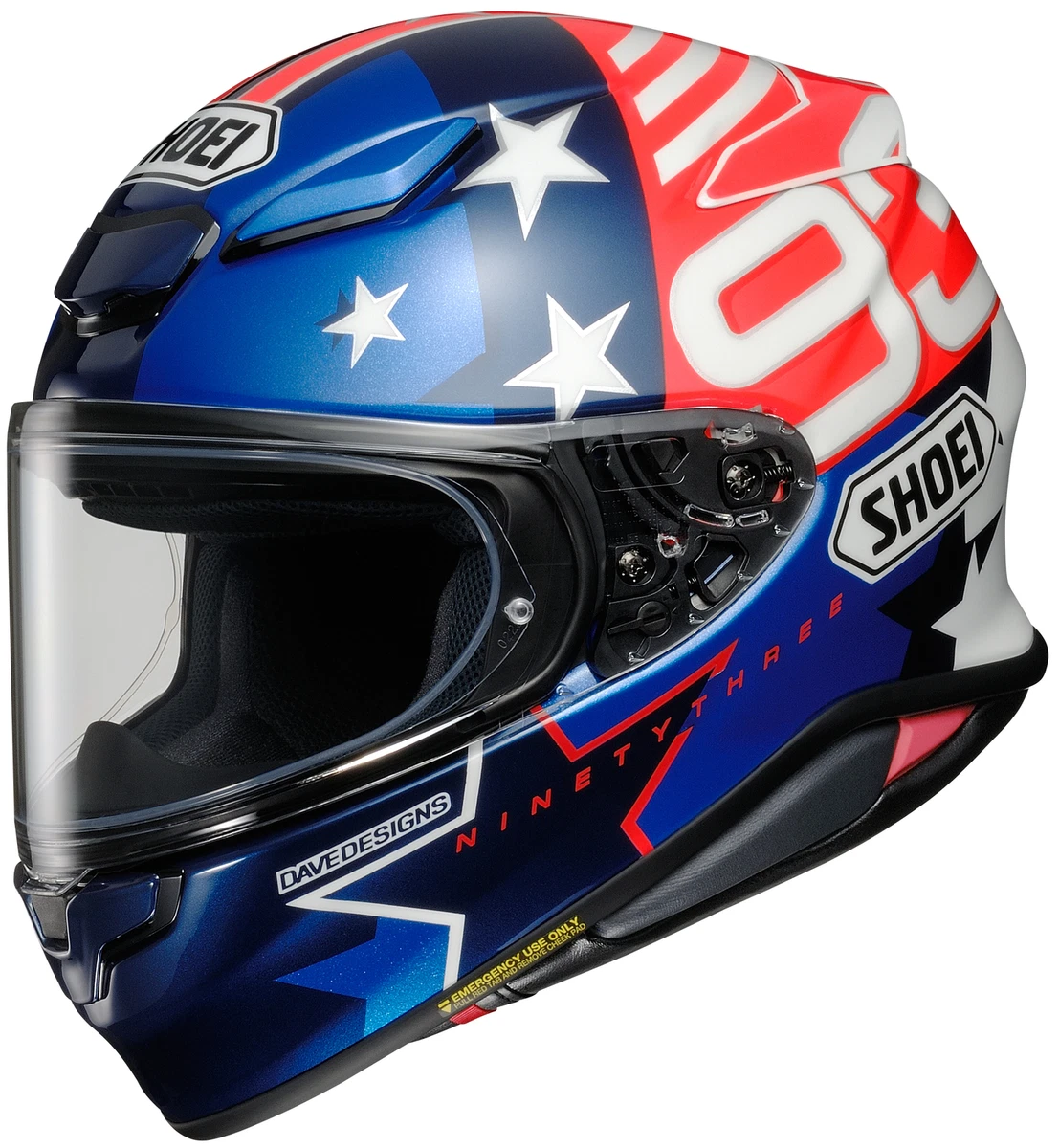 Shoei RF 1400 Marquez American Spirit Full Face Motorcycle Helmet