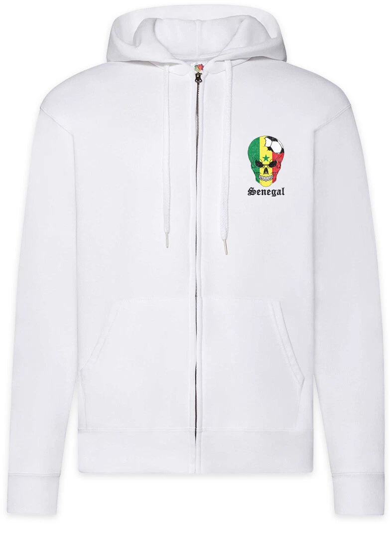 Senegal Football Comet Zipper Hoodie senegalese Soccer Flag Championship