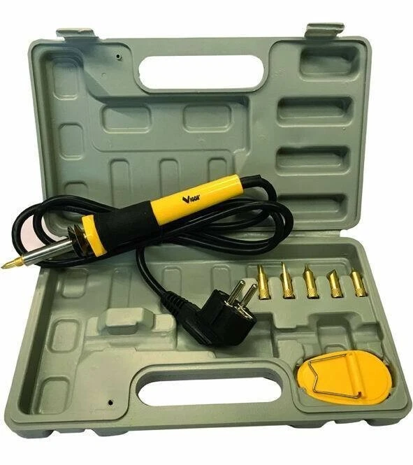 PIROGRAFO PER LEGNO SUGHERO PELLE CUOIO KIT INCISORE ELETTRICO 30W IN VELIGETTA - Immagine 2 di 4