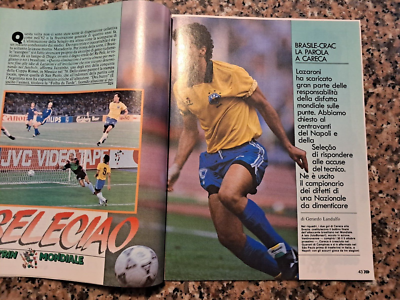Guerin Sportivo 27-1990 - Maxi Film Mondiali Italia 90 - Maradona, Careca - Italie