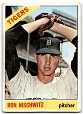 1966 Topps Ron Nischwitz Detroit Tigers #38