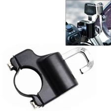 Motor Helmet Lock Handlebar 7/8'' 22-28mm Tube Anti-theft Security Universal