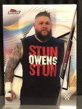 2020 Topps Finest Kevin Owens WWE Wrestling Chrome Card #19 ROH NJPW KO Steen