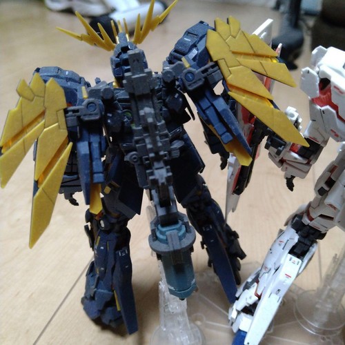 Licorne Gundam Banshee Norn peinte assemblée RG 1:144 par Japan Creater - Photo 3/9