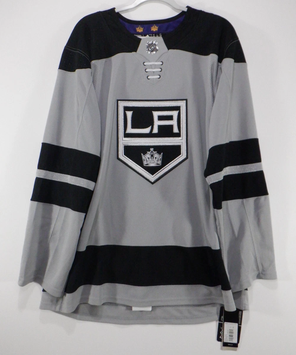 Adidas Los Angeles Kings Alternate Jersey Gray Black Hockey Men s 52 Large