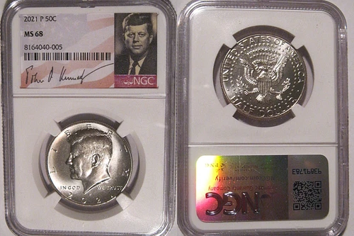 2021 P Kennedy Half Dollar 50c NGC MS 68