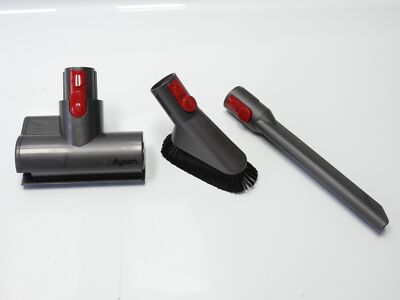 Dyson 3pc Attachment Crevice Soft Brush Mini Motorized Brush Head V7 V8 V10 V11 