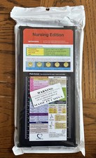 Nursing Edition Clipboard Folding Aluminum Reference Clipboard 8.75 11.5 Black