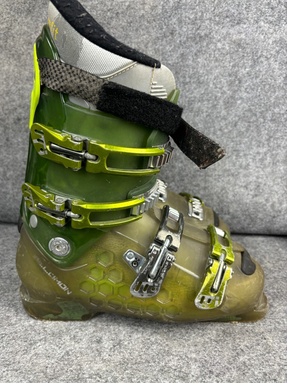 Scarponi da sci Salomon FOIL 1080 uomo 9 5 verde Teneighty freeride parco downhill