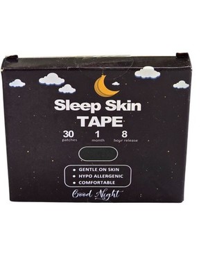 Sleep Skin Tape 30 Patches Gentle On Skin Hypoallergenic Comfortable