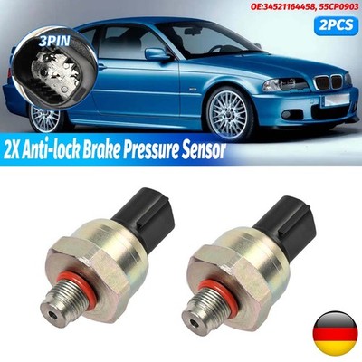 2xBremse ABS DSC Drucksensor 34521164458 Für BMW 3er E46 5er E61 6er E63 E64 Z3