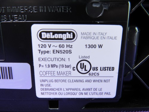 DeLonghi Nespresso EN520S - Afbeelding 8 van 10