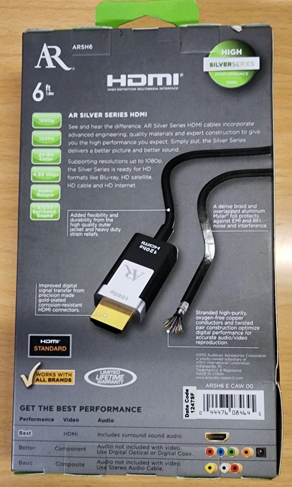 HDMI High Silver SeriesPerformance 120 Hz 1080p High Definition Multiple Devices - Image 2 of 4