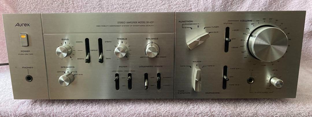 Toshiba Aurex SB-420 Integrated Amplifier 1970s Japan Vintage Hi