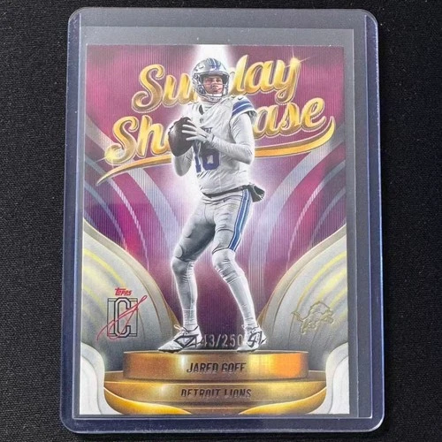 2025 Topps Signature Jared Goff Magenta (RAW)