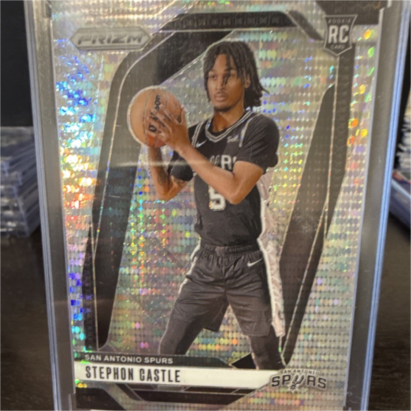 Panini 2024-25 Prizm Rookie Stephon Castle #234 Fast Break Disco 