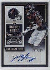 2015 Panini Contenders Rookie Ticket Benardrick McKinney (Helmet) #118 Auto v7j