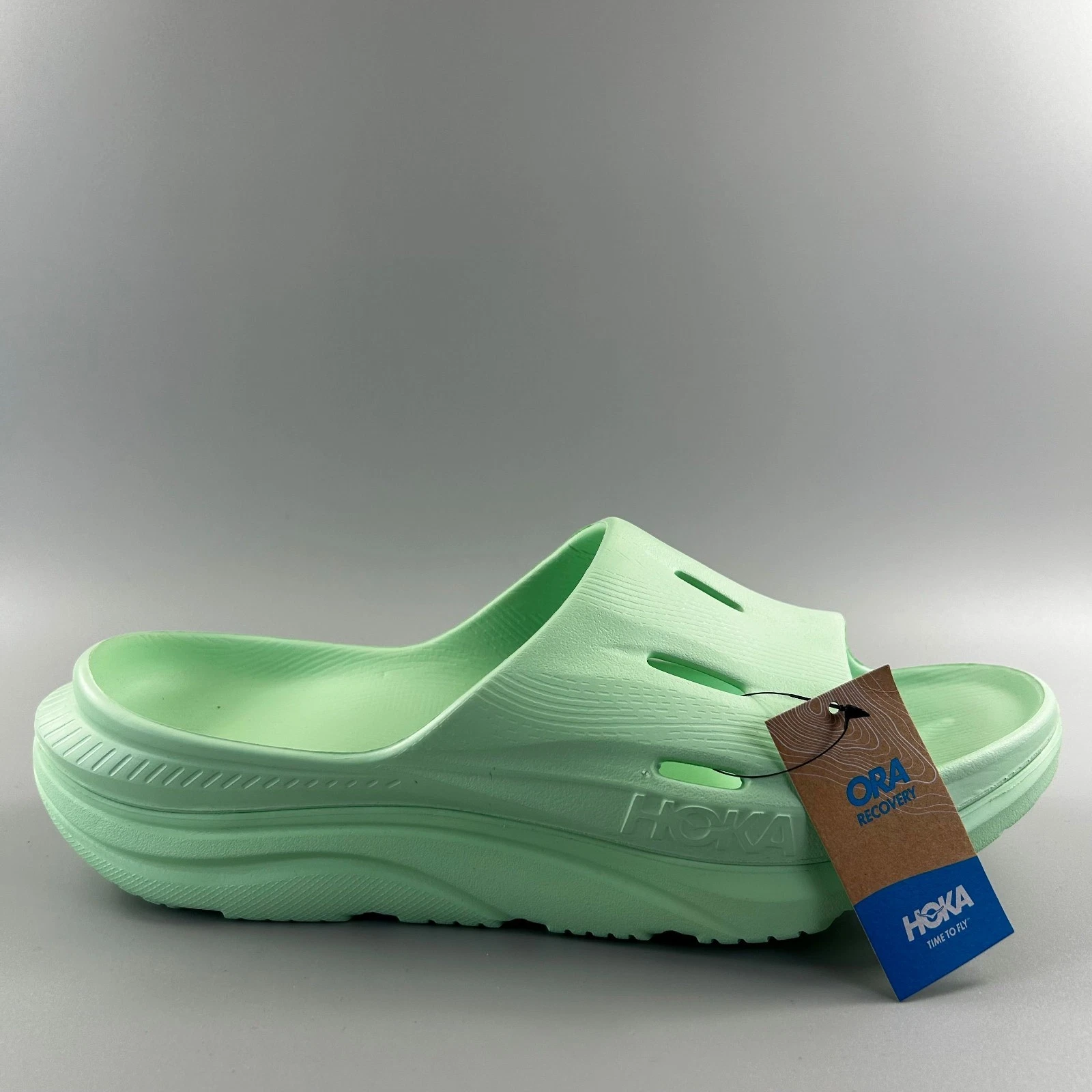 HOKA ONE ONE Sandali comodi Hoka Ora Recovery Slide 3 uomo taglia 11 verdi 1135061 LGLGL NUOVI