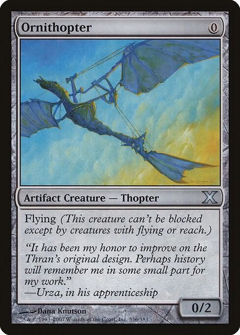 Ornithopter 336 Uncommon NM 10th Edition MTG Magic: The Gathering
