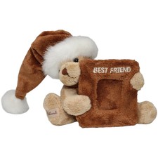 Bukowski Design Kleiner Teddy mit Bilderrahmen und Zipfelmütze Kuscheltier 15cm