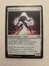 Thran Golem - Dominaria Remastered - LP - Uncommon - Artifact Creature - MTG
