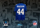 Ahmad Bradshaw Signed Auto NFL Football #44 Jersey Beckett COA WPE14