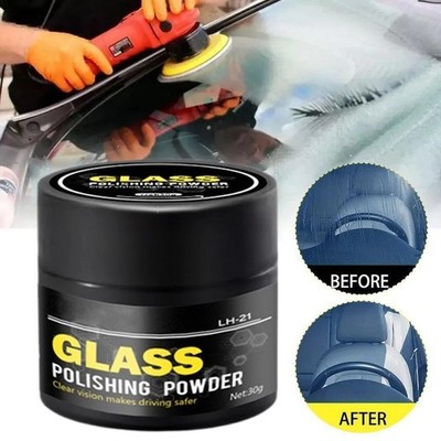 Neu 30g Ceriumoxid Glas Poliermittel Power Heavy Oil Film Polierpulver ~