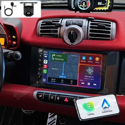 Apple Carplay Für Benz Smart Fortwo 451 2011-2015 DSP Autoradio BT SWC +Kamera