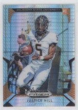 2019 Panini Prizm Draft Draft Picks Hyper Prizm 72/75 Justice Hill #112 0q3